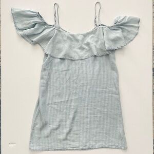 Romeo + Juliet Women’s Chambray Striped Dress Size L